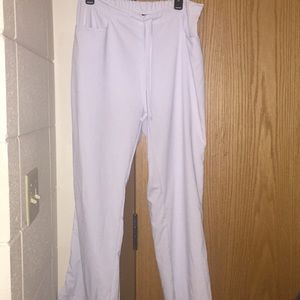 White Scrub Pants